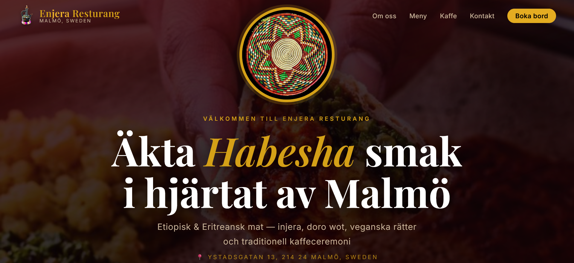 Enjera Restaurang screenshot